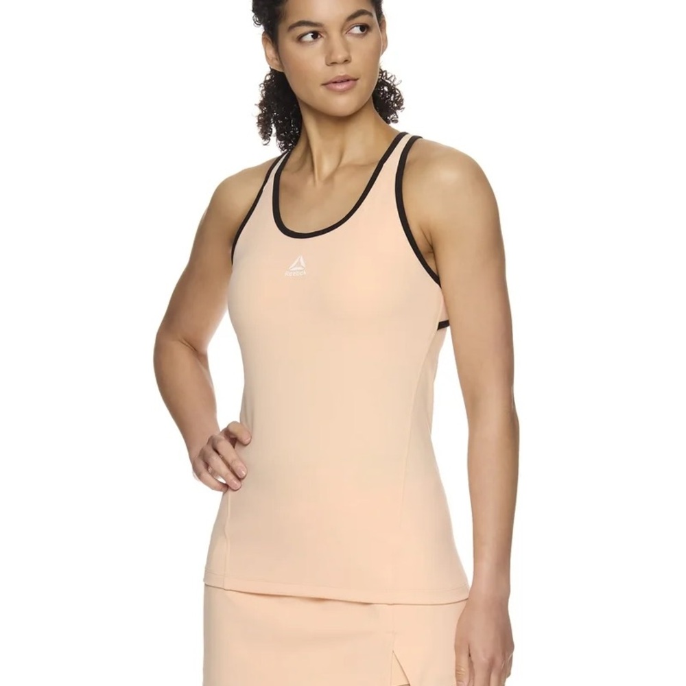 Reebok Cream Sports Bra Moisture-Wicking Intimates